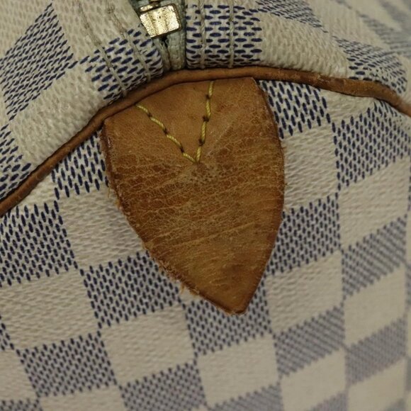 LOUIS VUITTON Damier Azur Speedy 30 Hand Bag - Picture 9 of 16